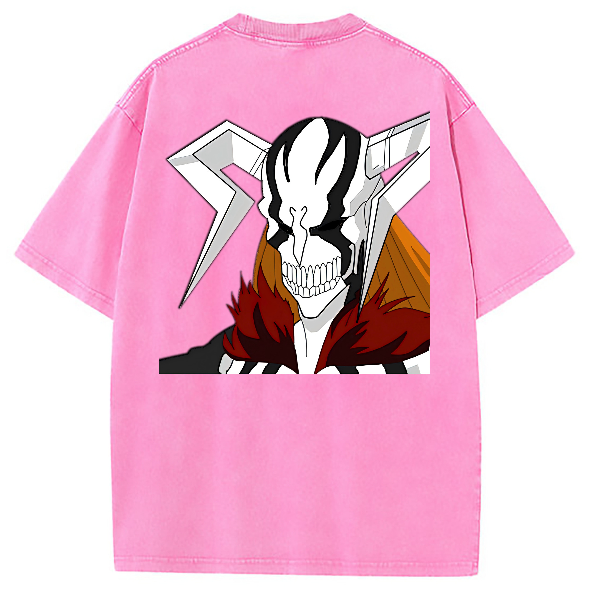 （画像用） ブリーチ 黒崎一護（くろさき いちご）BLEACH Kurosaki Ichigo 綿100% ヴィンテージ風 半袖Tシャツ（背面プリント）